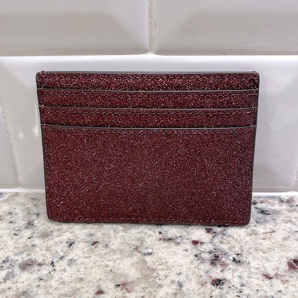 Kate Spade Shimmy Glitter Card Holder NWT - Picture 4 of 7